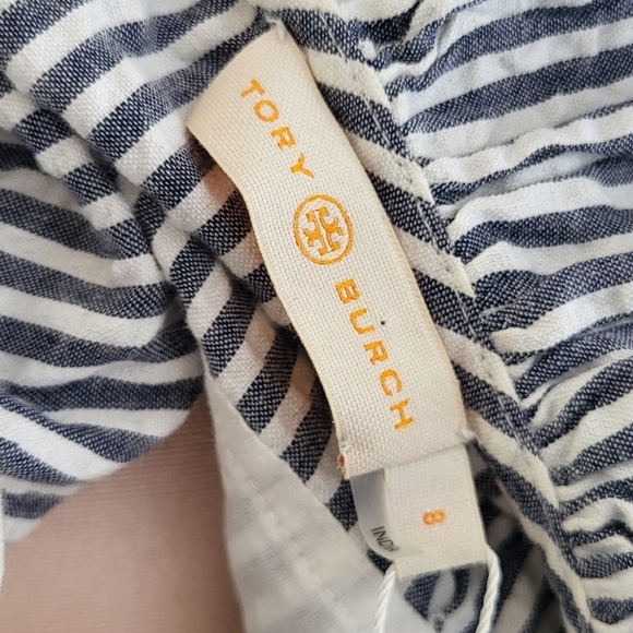 Tory Burch Black and White Striped Dress - Picture 12 of 13